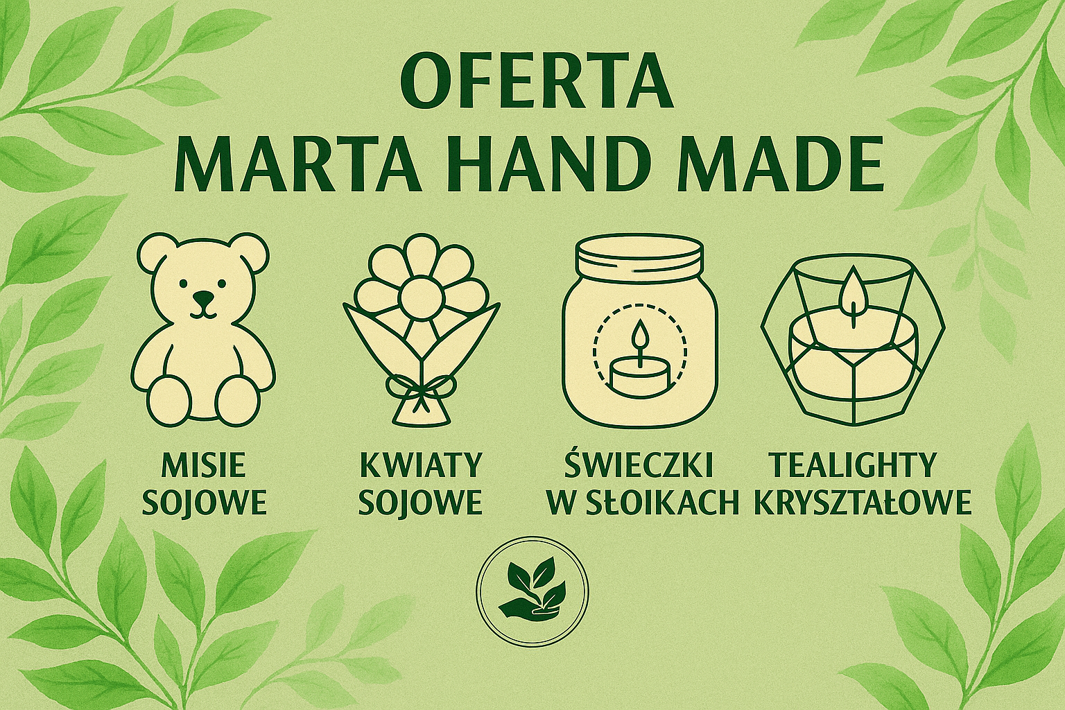 Infografika - podziękowania dla gości - przeglad oferty